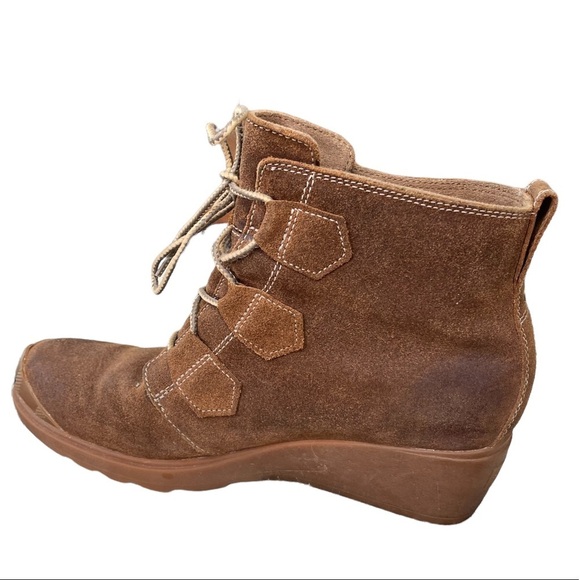 Sorel Toronto Lace Boots/ Bootie in Tan/Elk Size:‎ 10 - Picture 3 of 13